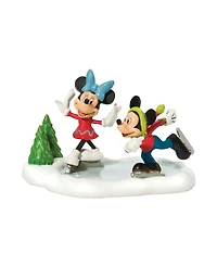 Department 56 Mickey Minnie Go Skating