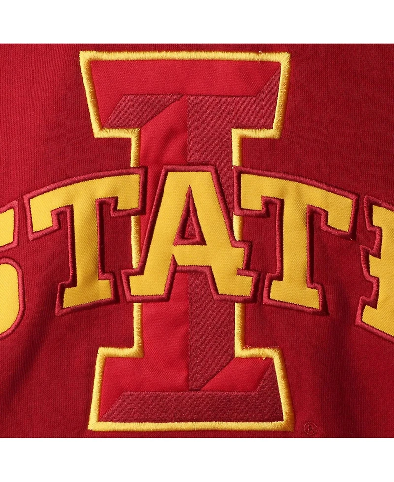 Men's Cardinal Iowa State Cyclones 2.0 Lace-Up Pullover Hoodie