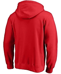 Men's Red Washington Wizards Primary Team Logo Pullover Hoodie