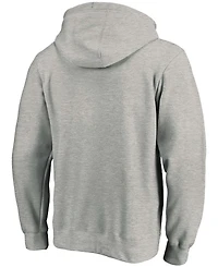 Men's Big and Tall Heather Gray Seattle Kraken Primary Logo Pullover Hoodie