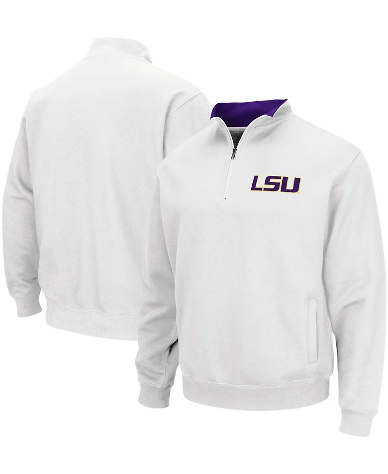 Men's Colosseum Lsu Tigers Tortugas Logo Quarter-Zip Pullover Jacket