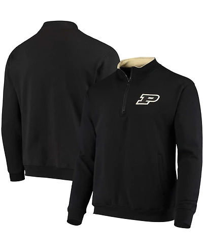 Men's Black Purdue Boilermakers Tortugas Logo Quarter-Zip Jacket