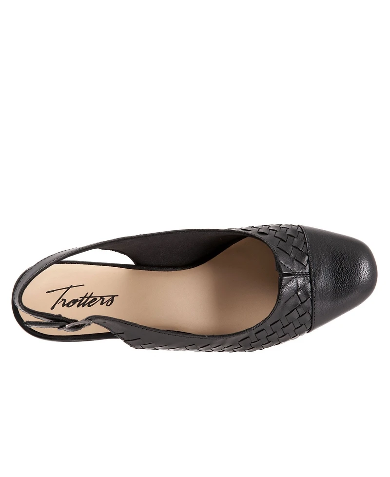 Women's Trotters Dea Woven pumps