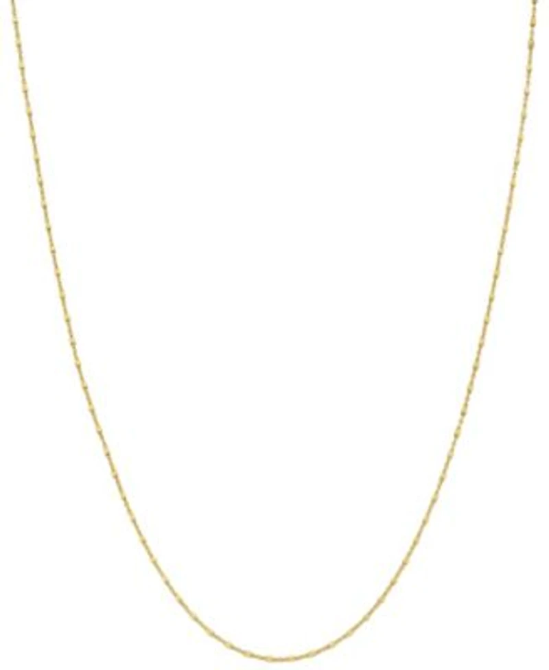 Giani Bernini Square Bead Fancy Link Chain Necklace Collection In Sterling Silver 18k Gold Plated Sterling Silver Created For Macys