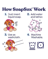 SoapSox Paw Patrol Skye Bath Toy Sponge