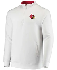Men's White Louisville Cardinals Tortugas Logo Quarter-Zip Jacket