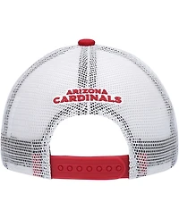 Big Boys and Girls Cardinal, White Arizona Cardinals Core Lockup Snapback Hat