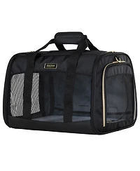 Soft Sided Multi-Entry Collapsible Travel Pet Carrier Duffel With Removable Lining