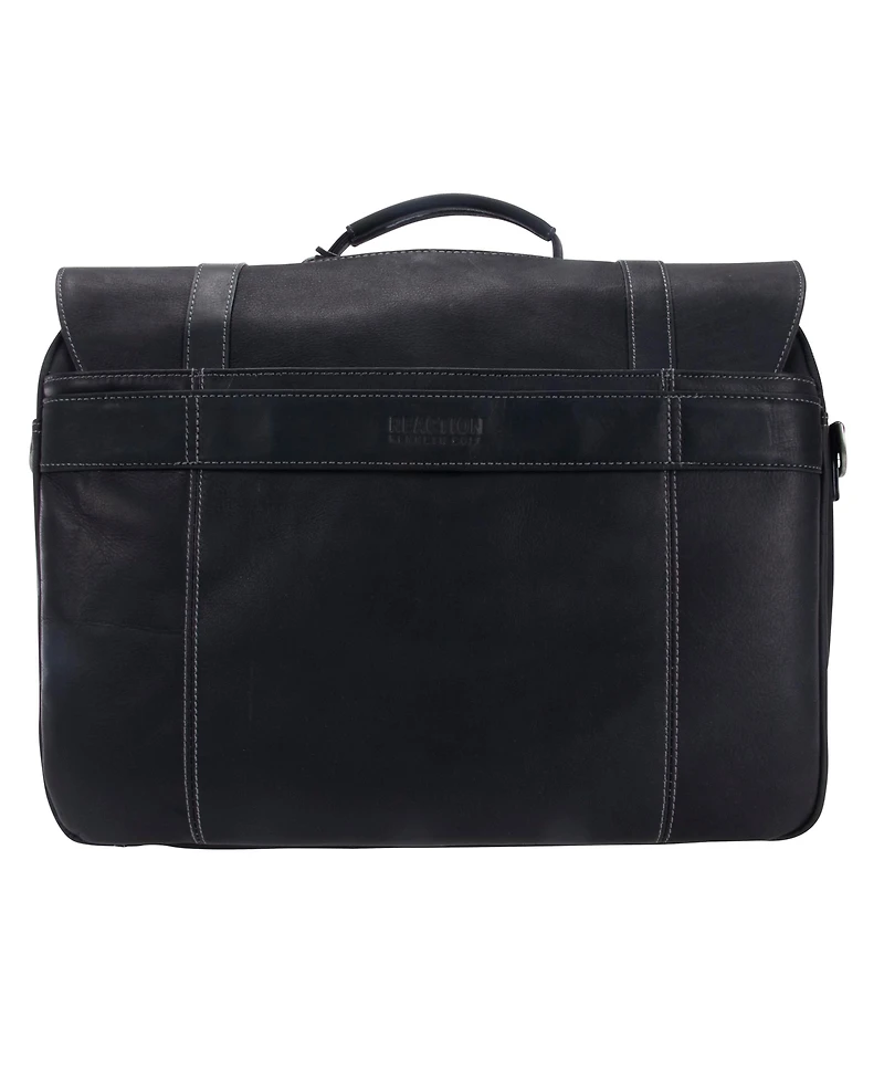 Colombian Leather Flapover 15.6" Laptop Bag