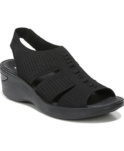 LifeStride Women's Double Up Washable Wedge Slingbacks