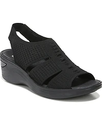 LifeStride Women's Double Up Washable Wedge Slingbacks