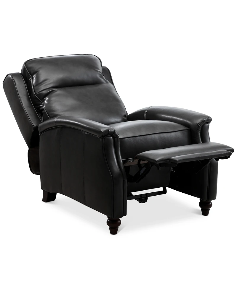 Closeout! Haizen 32" Leather Power Recliner, Created for Macy's