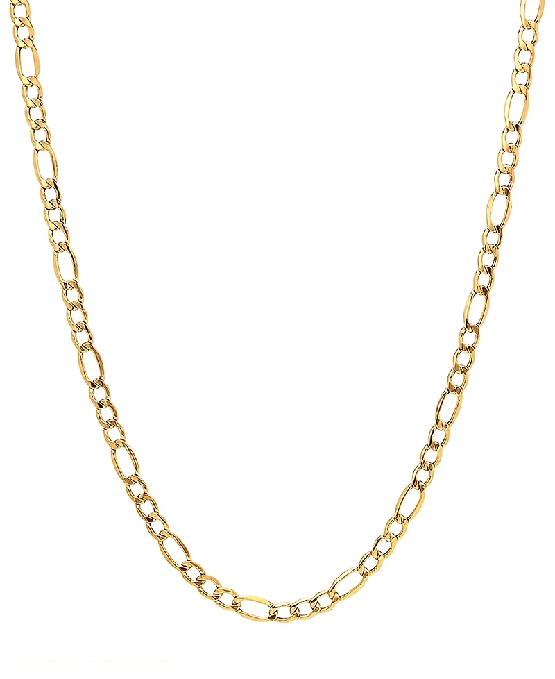 Lightweight 20" Figaro Link (5-3/4mm) Chain Necklace in 14k Gold