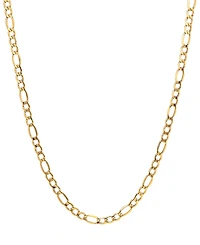 Lightweight 20" Figaro Link (5-3/4mm) Chain Necklace in 14k Gold