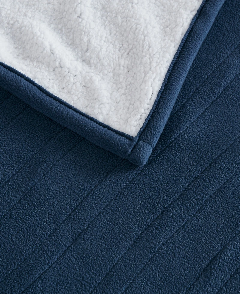 Serta Electric Reversible Fleece to Sherpa Blanket