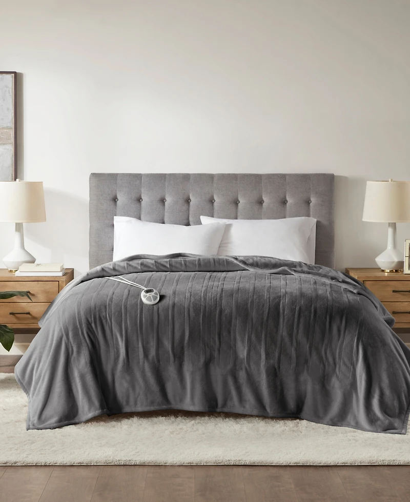 Serta Electric Plush Blanket, King