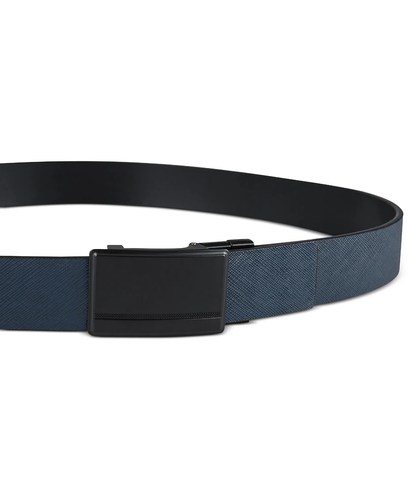 Alfani Men's Reversible Compression Buckle Belt, Created for Macy's
