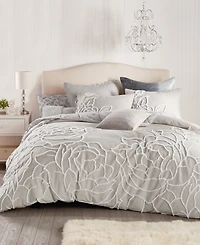 Peri Home Chenille Rose 3-Pc. Duvet Cover Set, King