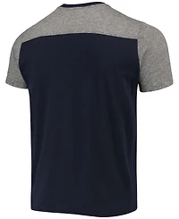 Men's Navy, Gray New England Patriots Field Goal Slub T-shirt