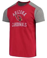 Men's Cardinal, Gray Arizona Cardinals Field Goal Slub T-shirt