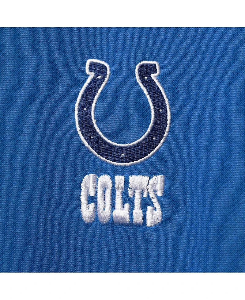 Men's Royal Indianapolis Colts Craftsman Thermal Lined Full-Zip Hoodie
