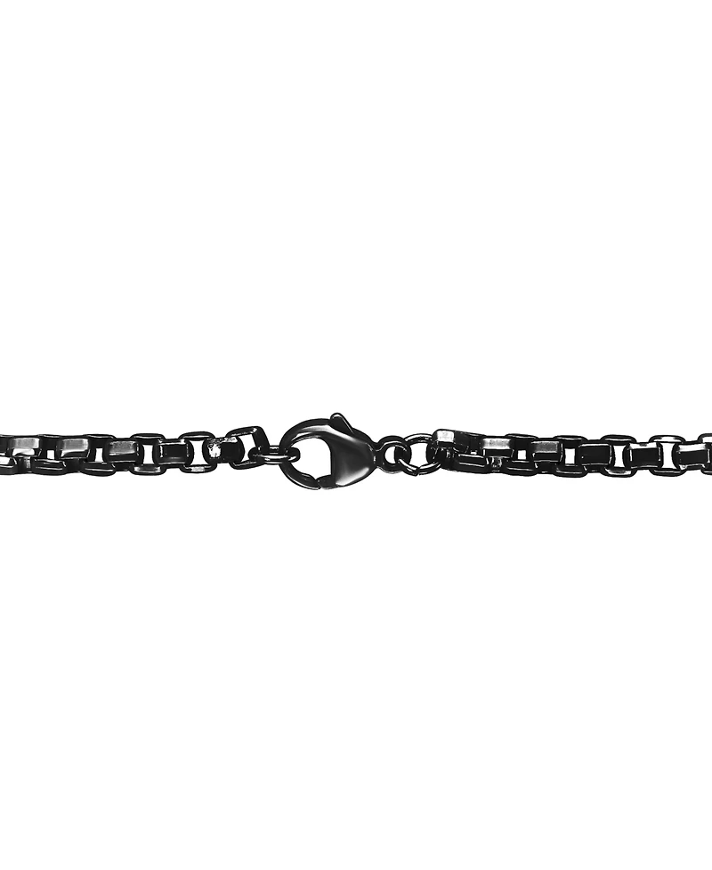 Effy Men's Claw 22" Pendant Necklace in Black Rhodium and 18k Gold-Plated Sterling Silver