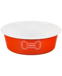 Le Creuset 6 Cup Enamel on Steel Pet Bowl with Skid Resistant Base