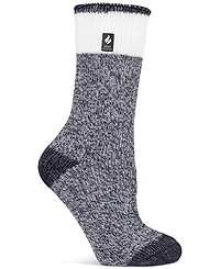 Heat Holders Women's Lite Willow Block Twist Crew Socks