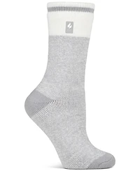 Heat Holders Women's Lite Willow Block Twist Crew Socks