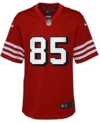 Nike Big Boys and Girls San Francisco 49ers Alternate Game Jersey - George Kittle