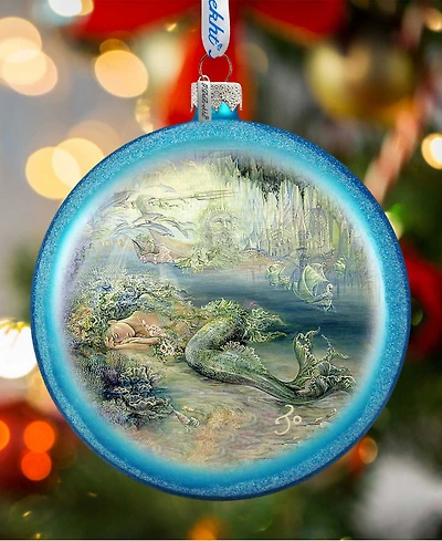 G.DeBrekht Mer Angel Glass Ornament Holiday Splendor