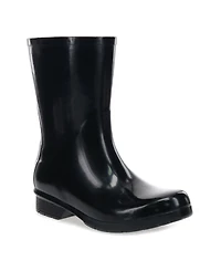 Women's Polished Mid Rain Boot