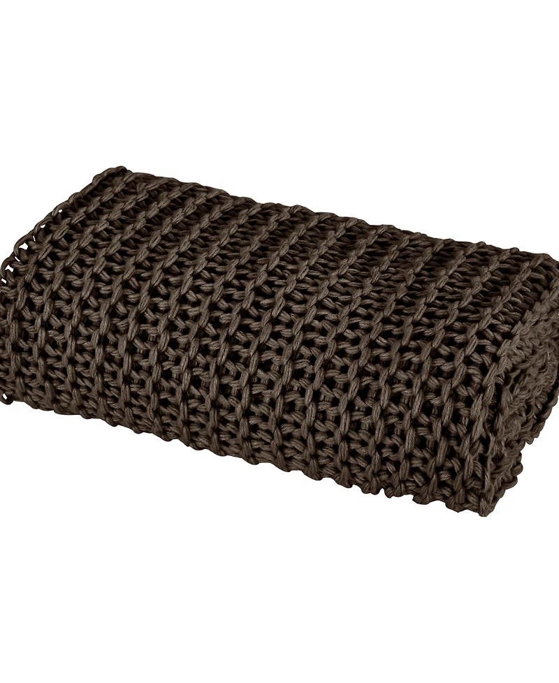 Oscar Oliver Luca Chunky Knit Throw, 50" x 60"