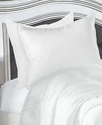 Superior Stripe Down Alternative Medium Firm Back Neck Support 2-Pack Pillows