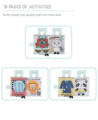 The Peanutshell Soft Cloth Busy Book for Babies and Toddlers, Learning Activity Book