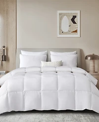 Beautyrest White Feather & Down Fiber All Season Lyocell Cotton Blend Comforter, Full/Queen