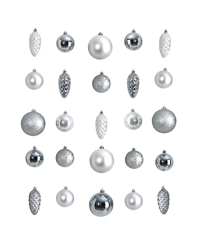 Holiday Christmas 23 Piece Lux Shatterproof Ornament Set