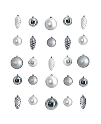 Holiday Christmas 23 Piece Lux Shatterproof Ornament Set