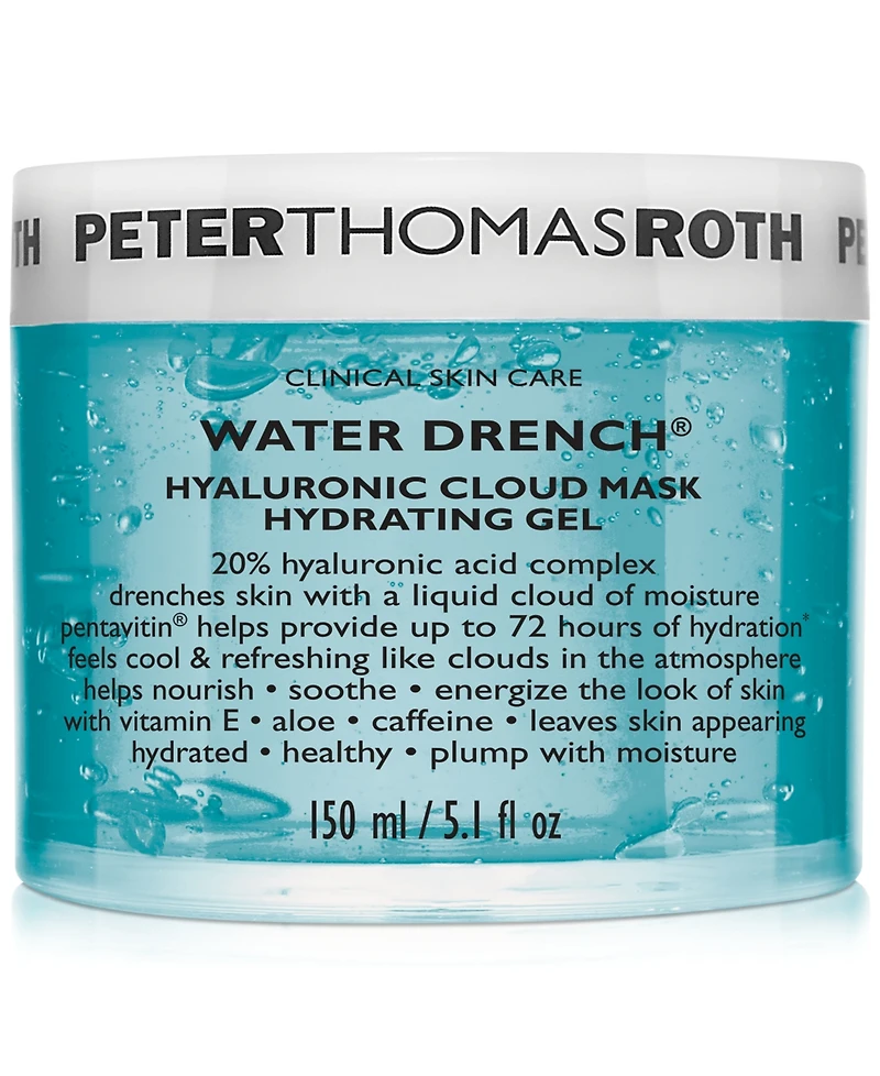 Peter Thomas Roth Water Drench Hyaluronic Cloud Mask Hydrating Gel