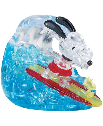 BePuzzled 3D Crystal Puzzle - Peanuts Snoopy Surf