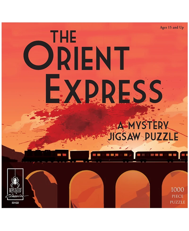 BePuzzled The Orient Express Classic Mystery Jigsaw Puzzle