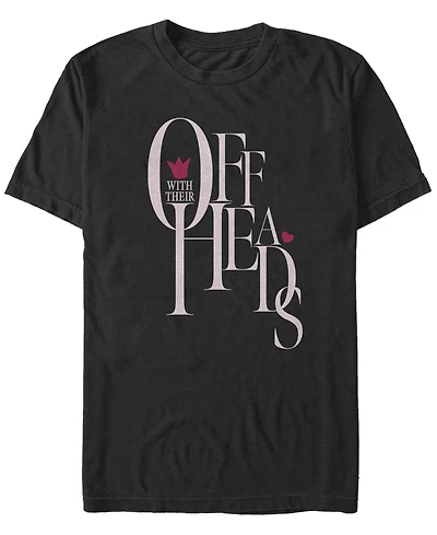 Men's Alice Wonderland Off With Heads Short Sleeve T-shirt