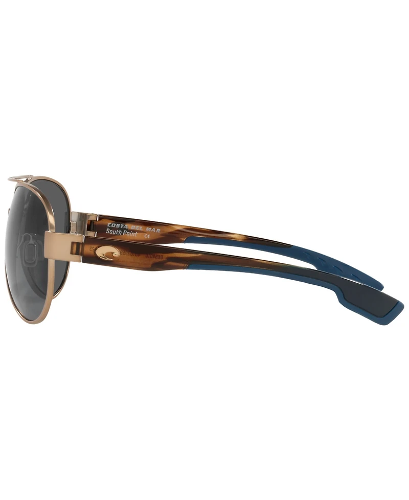 Costa Del Mar Men's Polarized Sunglasses, 6S4010 59
