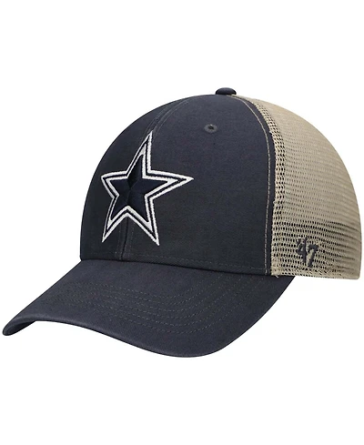Men's Navy Dallas Cowboys Flagship Mvp Trucker Snapback Hat