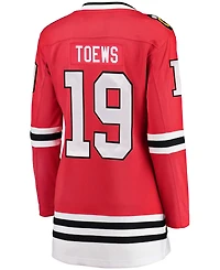Women's Jonathan Toews Red Chicago Blackhawks Home Breakaway Player Jersey