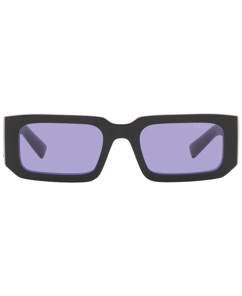 Prada Symbole Rectangular Unisex Sunglasses, Pr 6YS