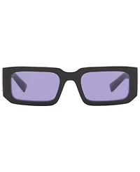 Prada Symbole Rectangular Unisex Sunglasses, Pr 6YS