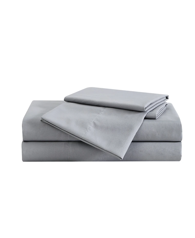 London Fog Garment Wash Solid 6 Piece Sheet Set