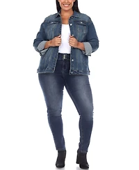 White Mark Plus Classic Denim Jacket