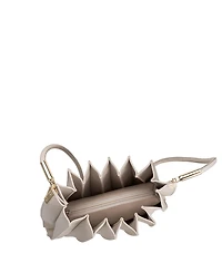 Melie Bianco Carrie Pleated Faux Leather Shoulder Bag